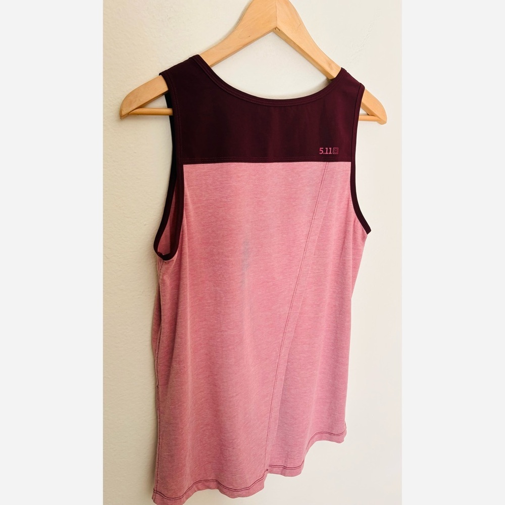 5.11 Tactical Pink and Maroon Tank Top - Picture 11 of 16